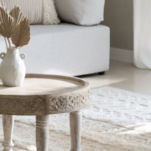 Table basse bambou carrée - ORAVIS - 01